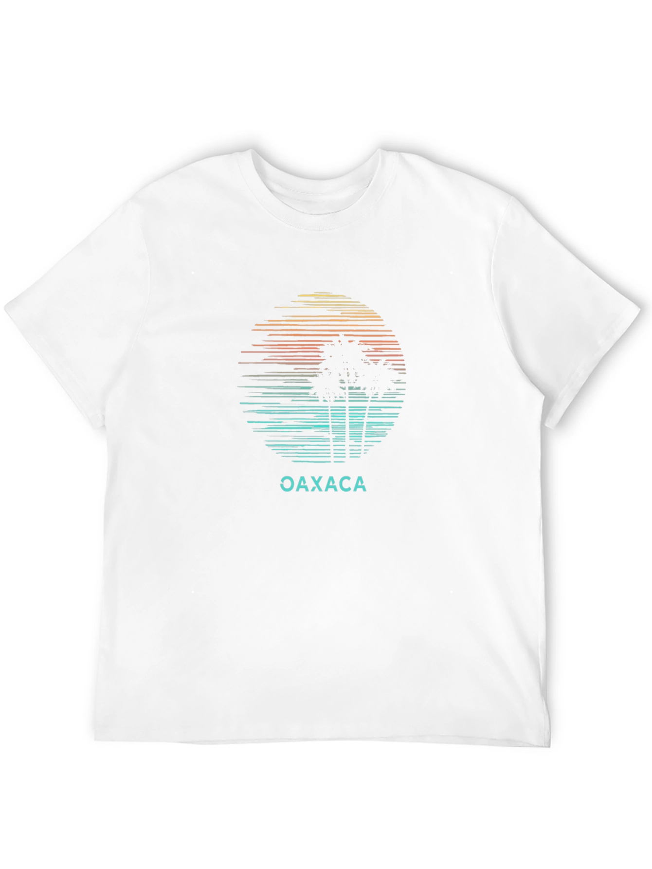 Oaxaca Palm Tree Sunset Graphic T-Shirt