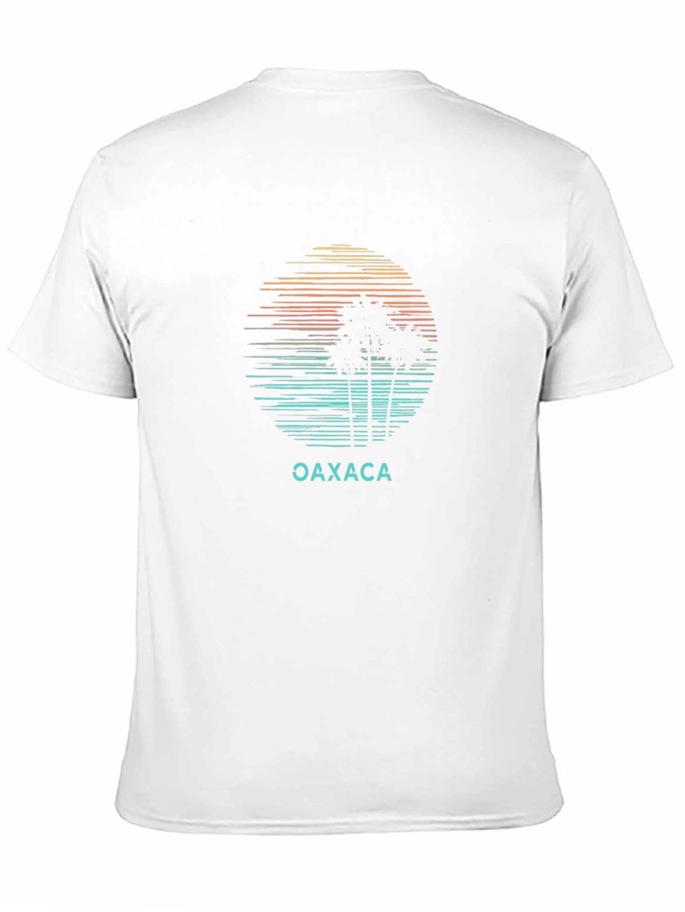 Oaxaca Palm Tree Sunset Graphic T-Shirt