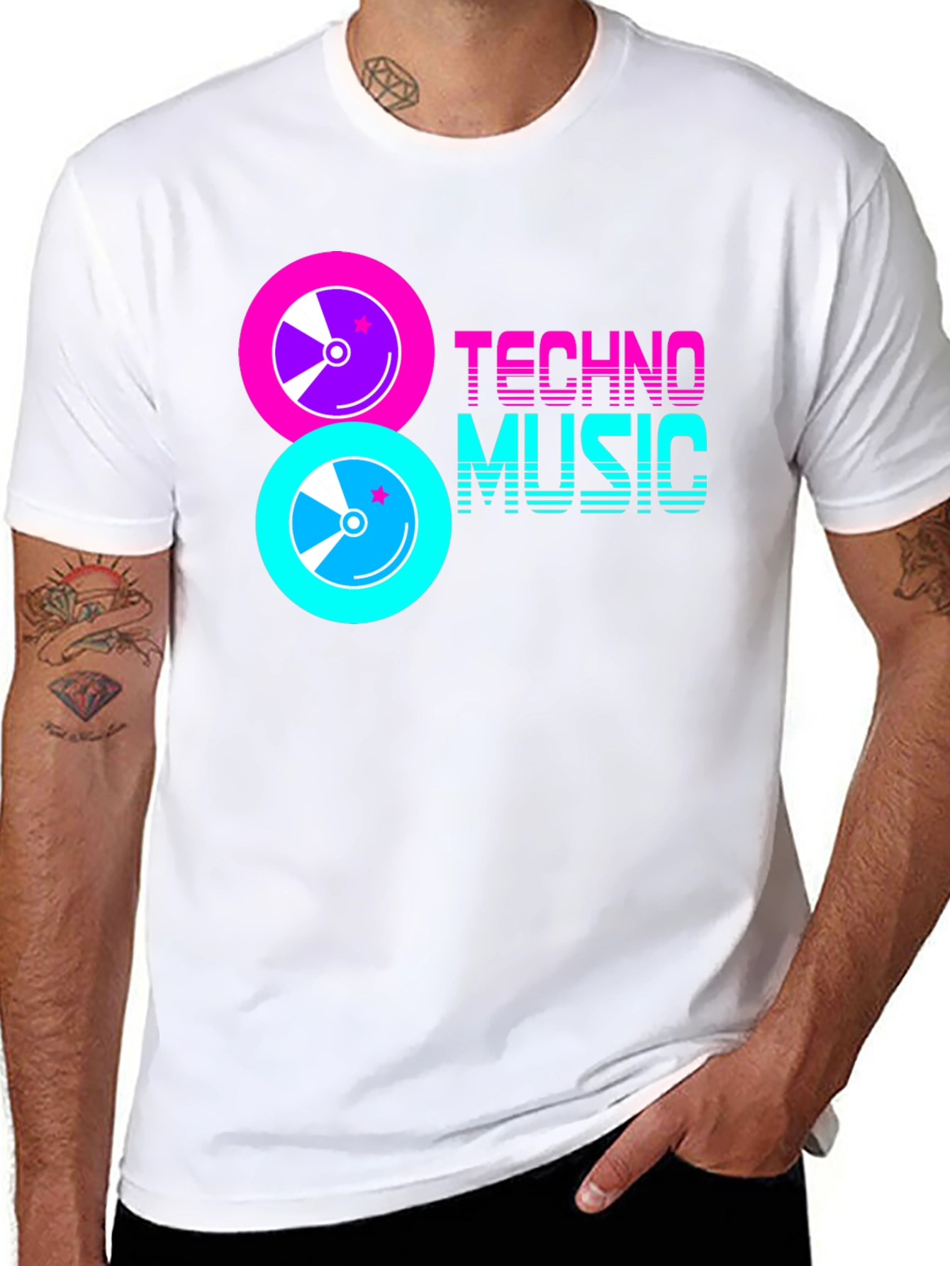 Techno Music Graphic T-Shirt