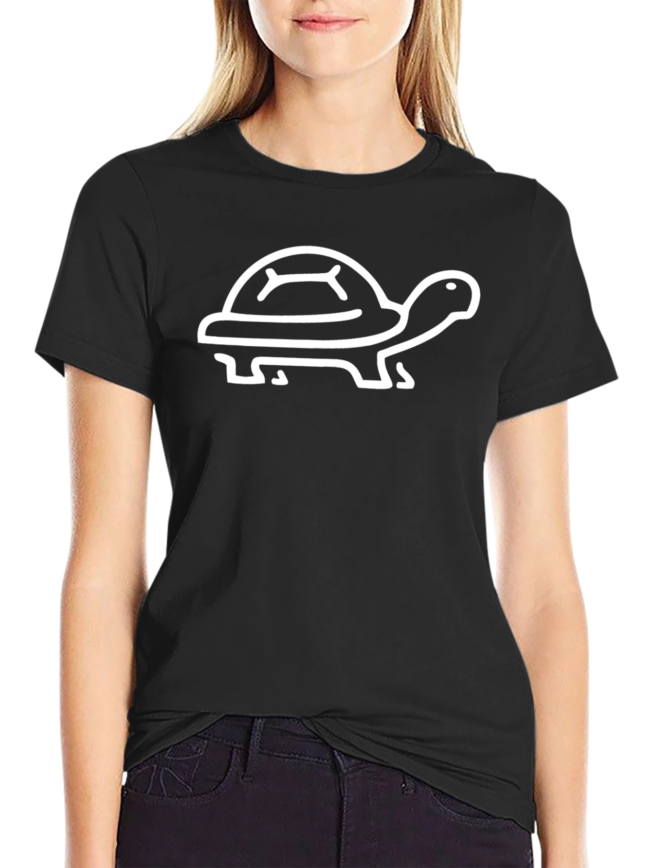 Turtle Graphic Tee - Unisex Black T-Shirt