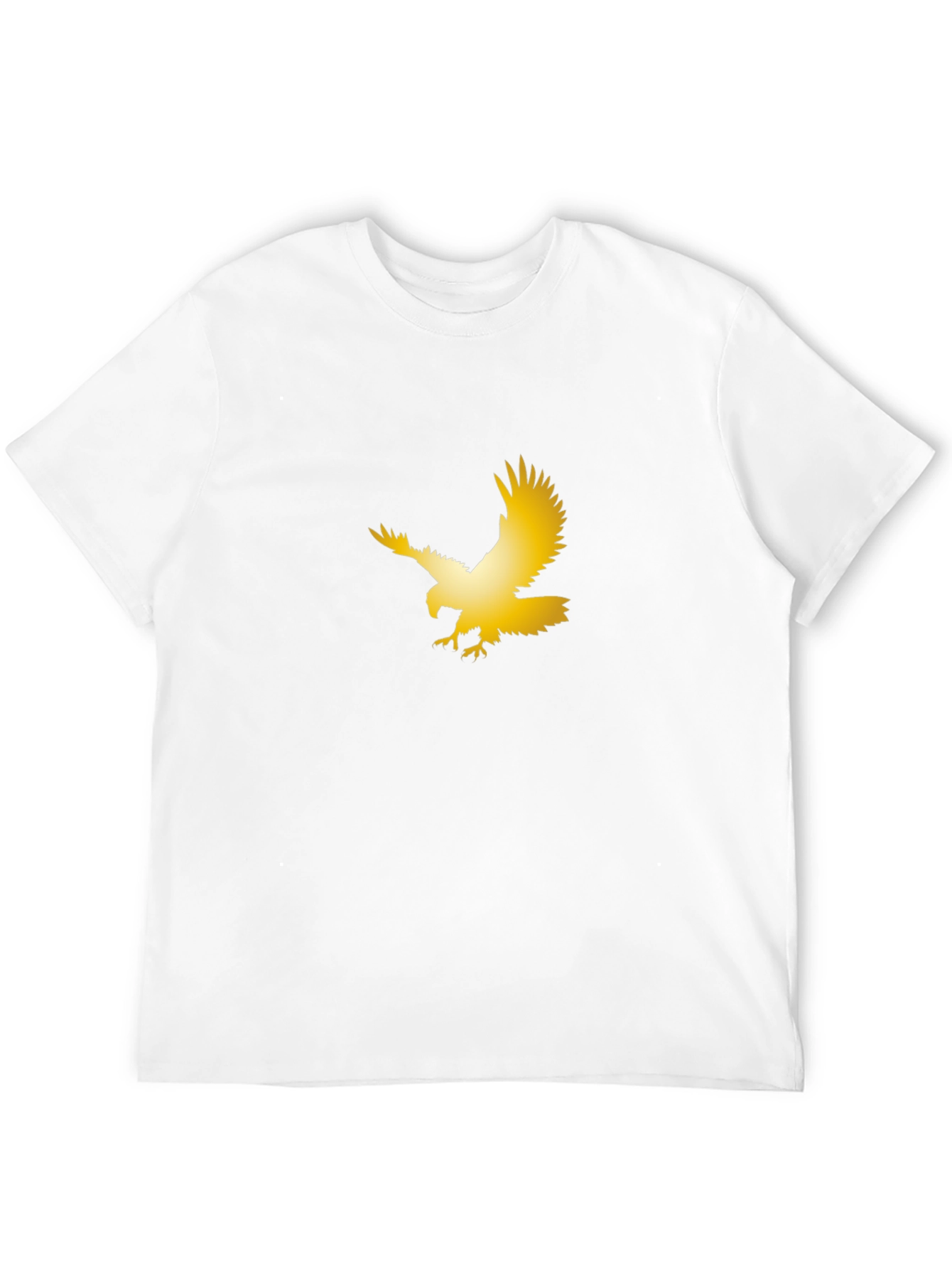 Golden Eagle Graphic Black T-Shirt
