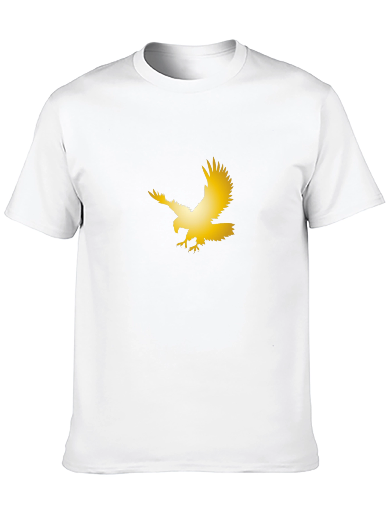 Golden Eagle Graphic Black T-Shirt