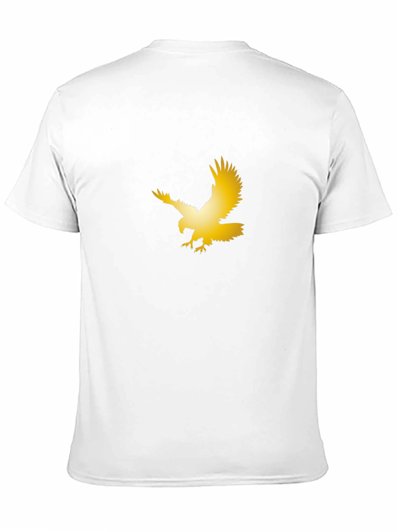 Golden Eagle Graphic Black T-Shirt
