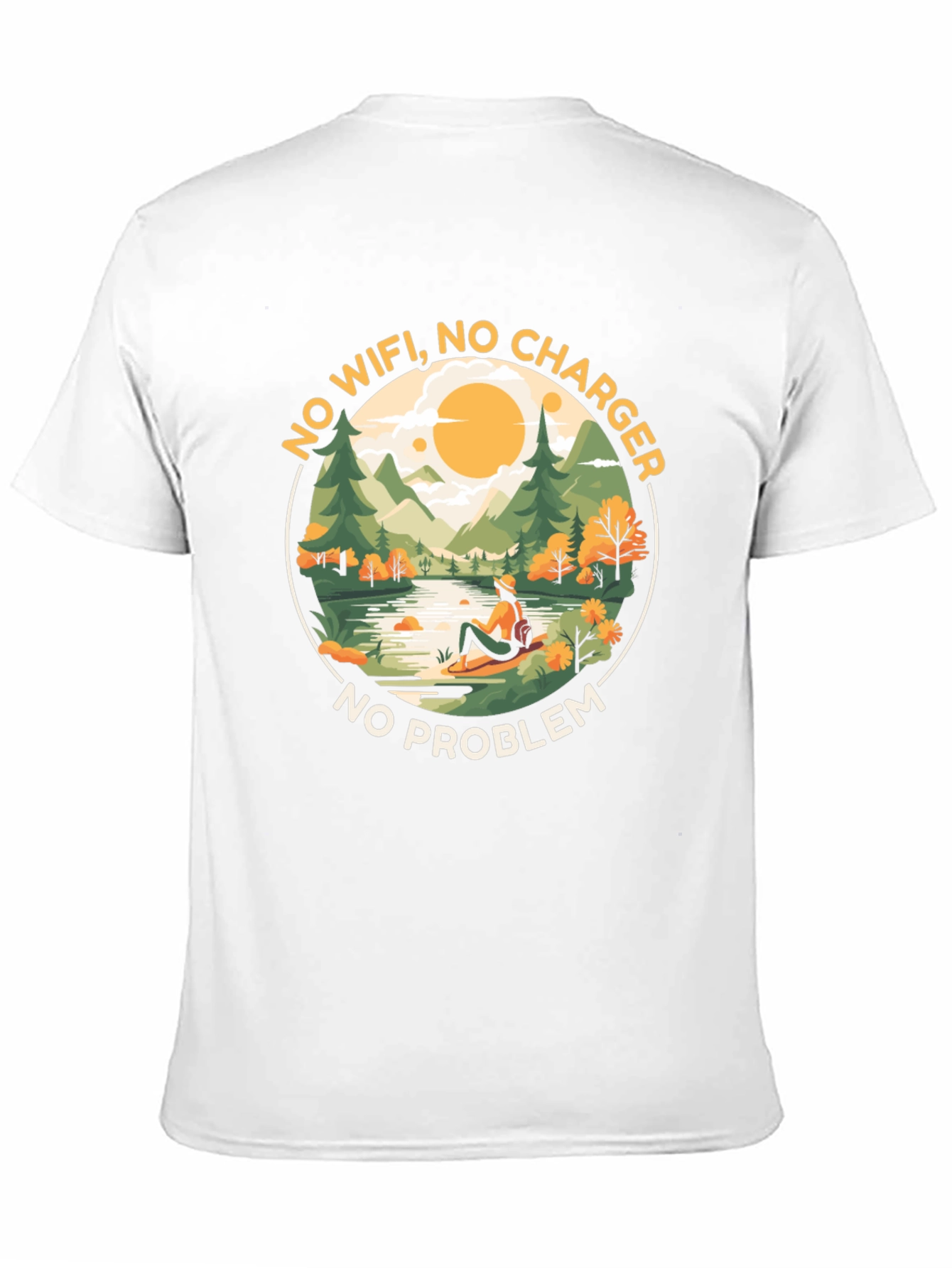 No WiFi No Charger No Problem Graphic Tee