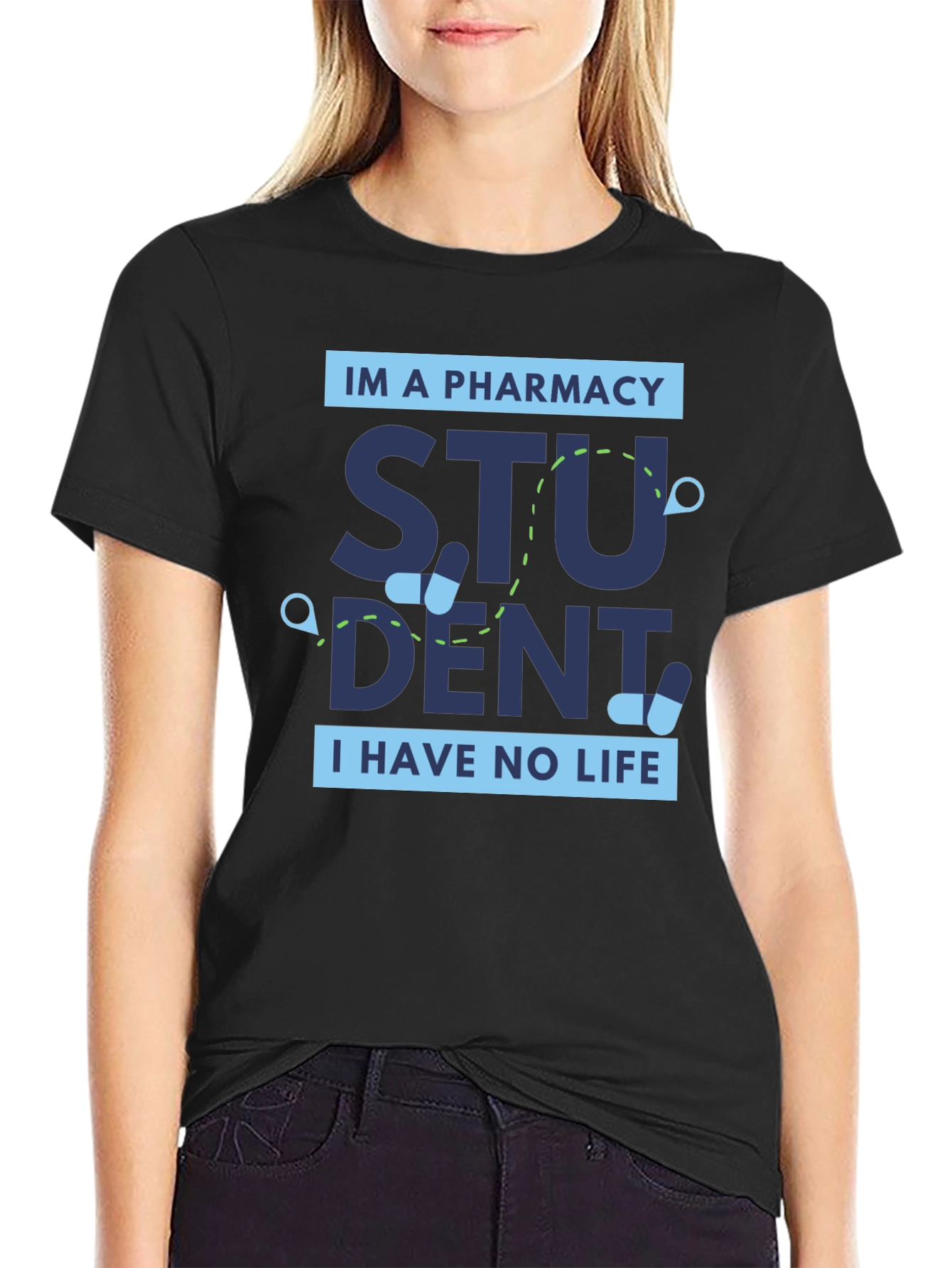 Pharmacy Student Funny Graphic Tee