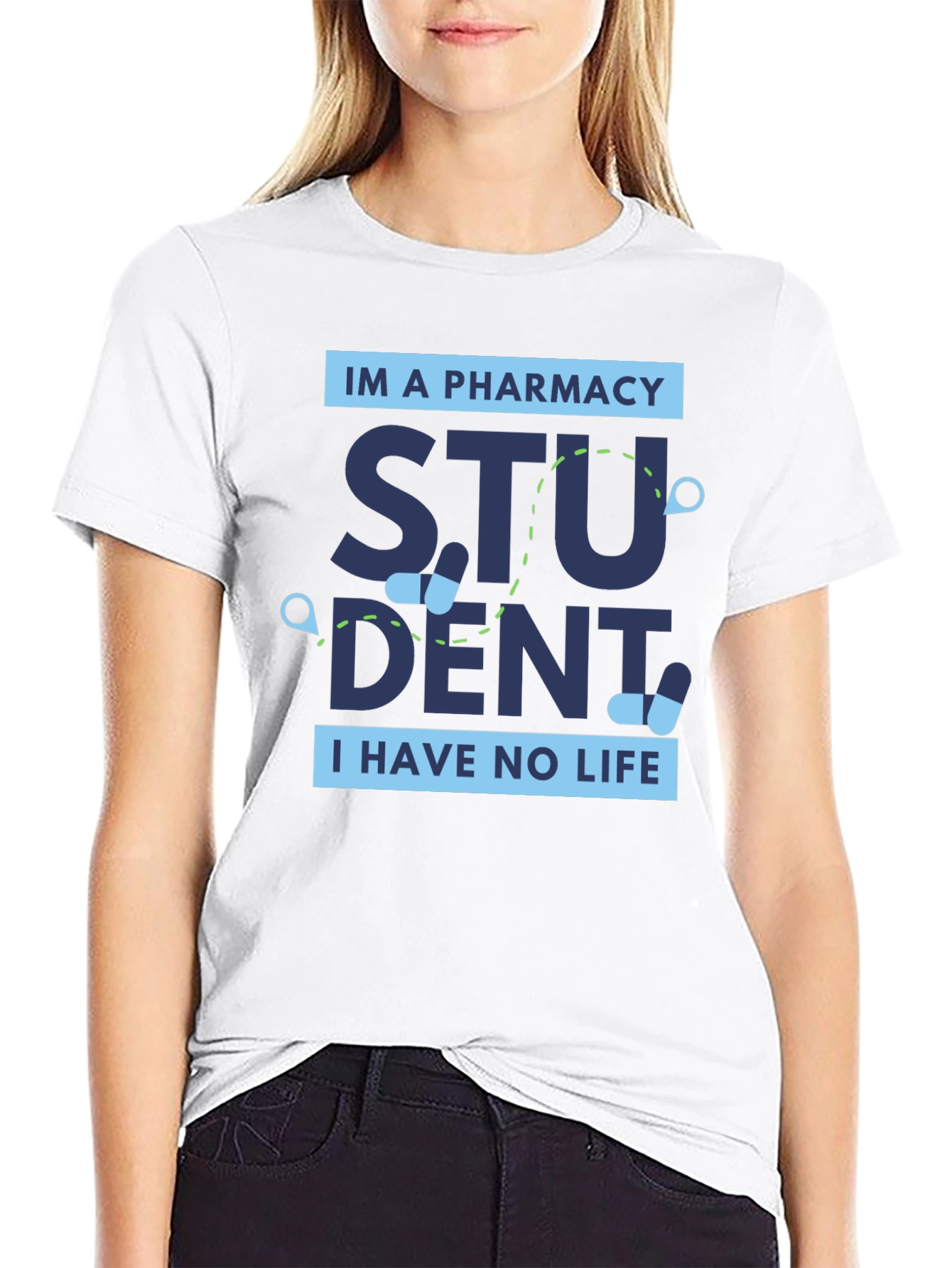 Pharmacy Student Funny Graphic Tee