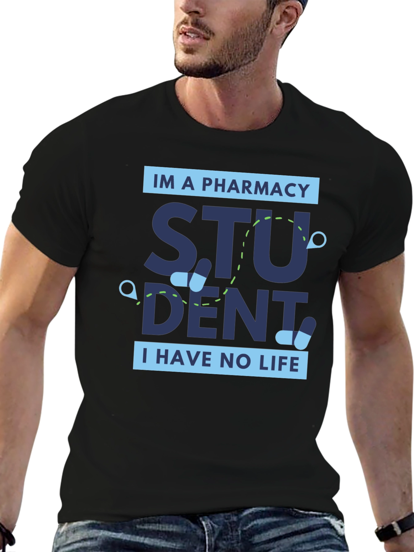 Pharmacy Student Funny Graphic Tee