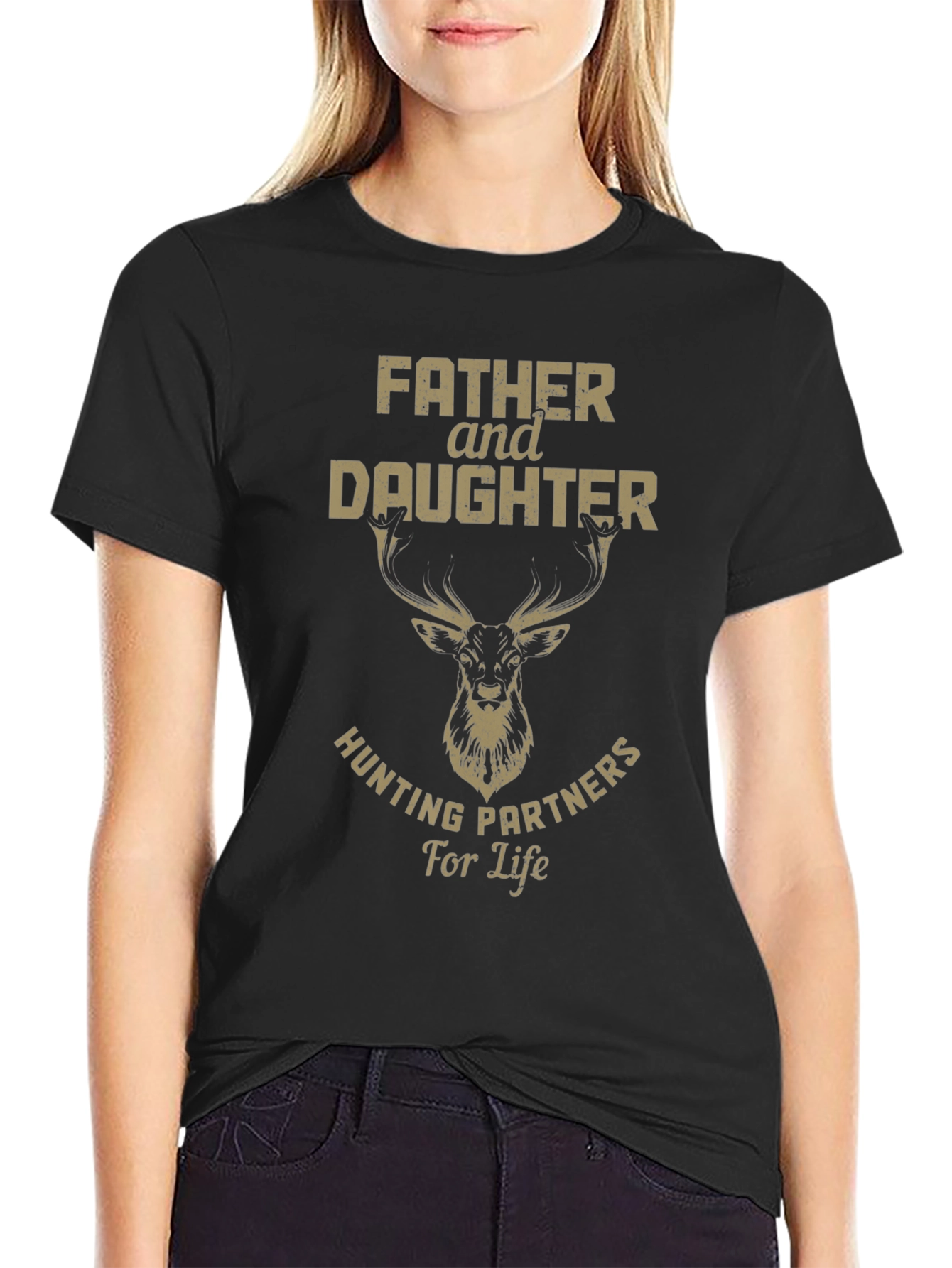 Father and Daughter Hunting Partners T-Shirt