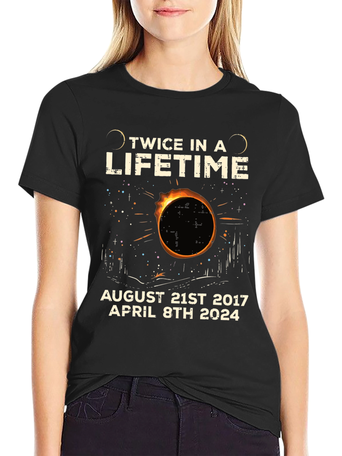 Twice in a Lifetime Solar Eclipse T-Shirt