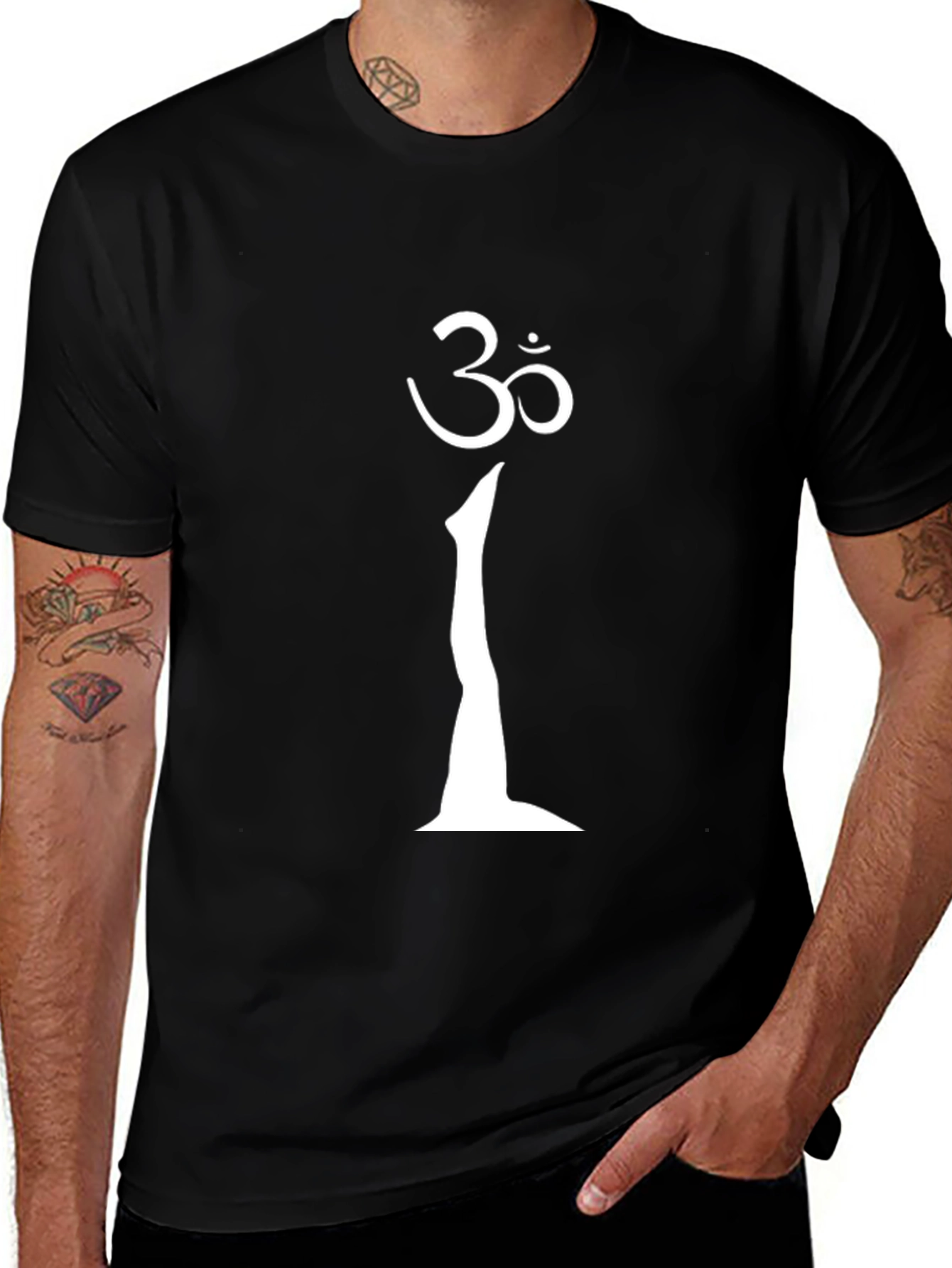 Om Symbol Black T-Shirt