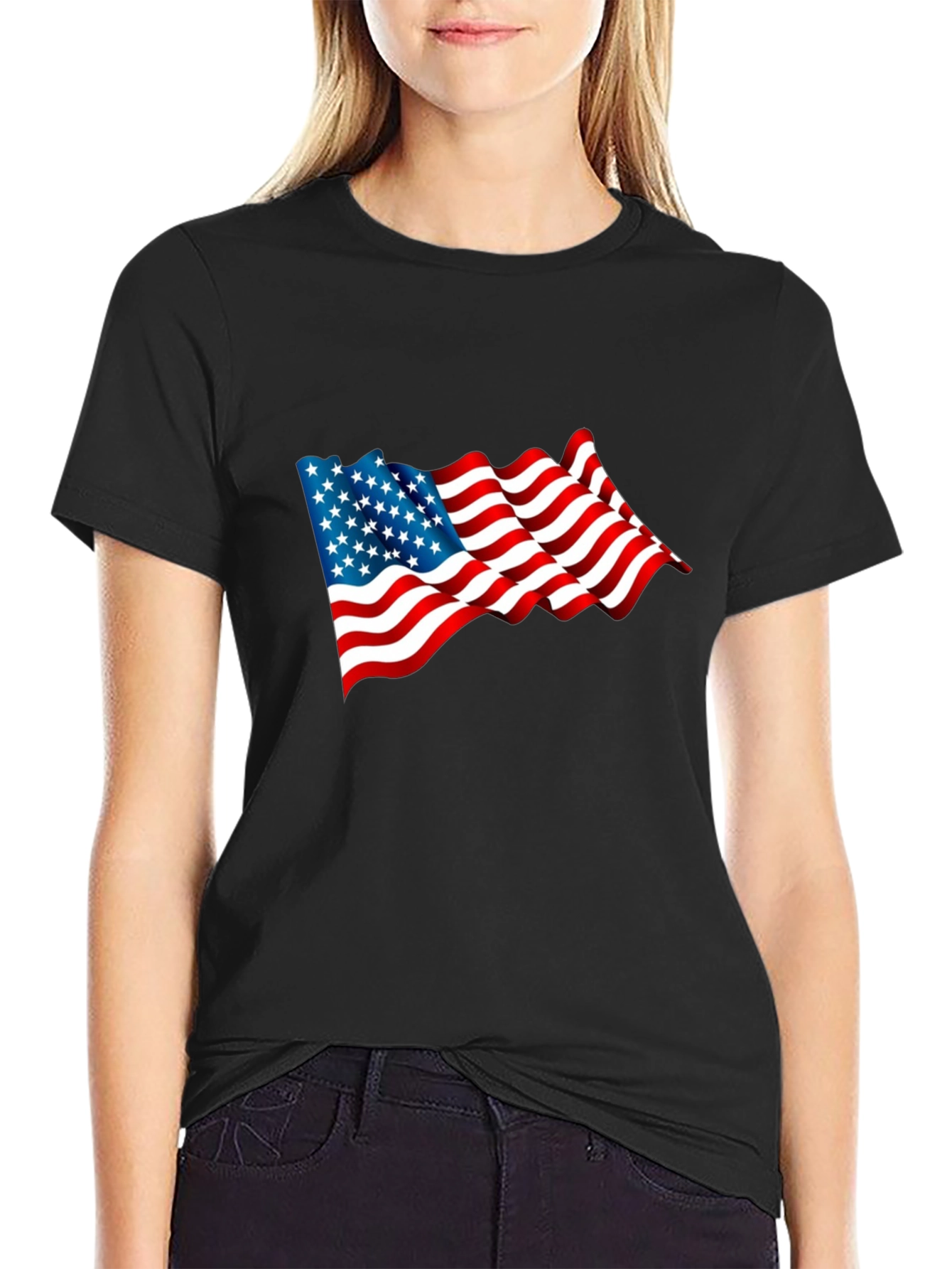 American Flag Graphic T-Shirt - Patriot Style