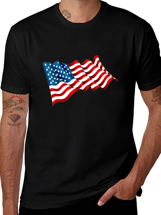 American Flag Graphic T-Shirt - Patriot Style