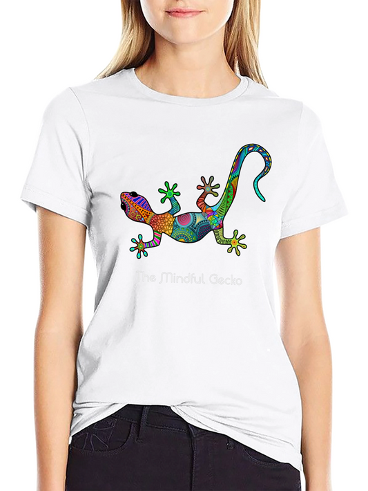 Mindful Gecko Graphic T-Shirt - Unique Design