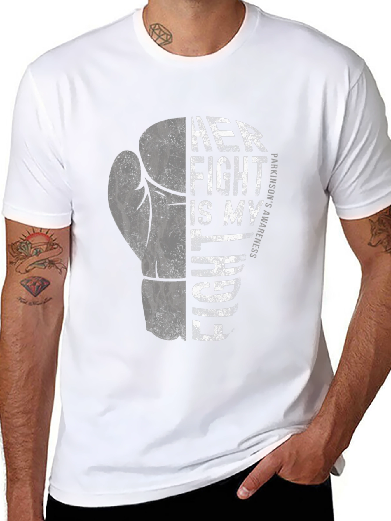 Parkinsons Awareness Boxing Glove T-Shirt