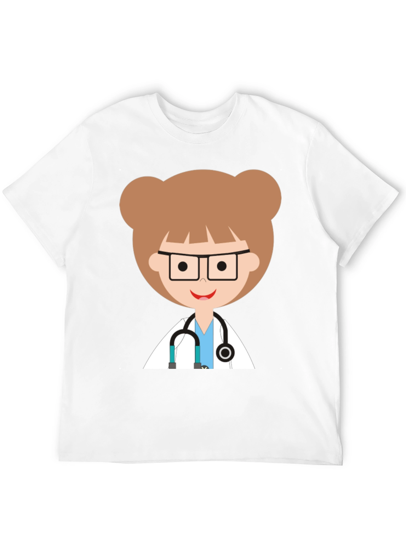 Cute Cartoon Doctor Graphic Tee