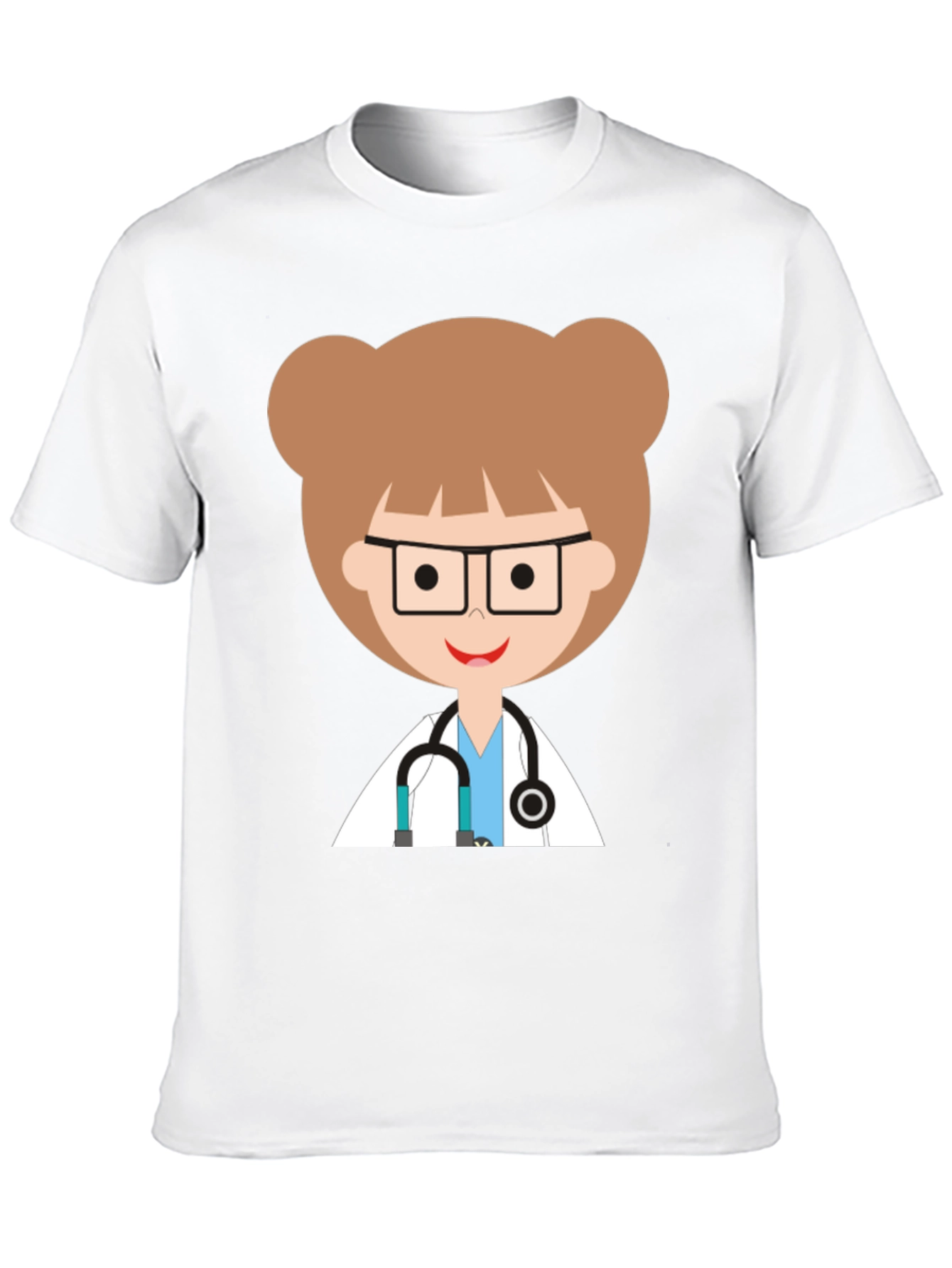 Cute Cartoon Doctor Graphic Tee