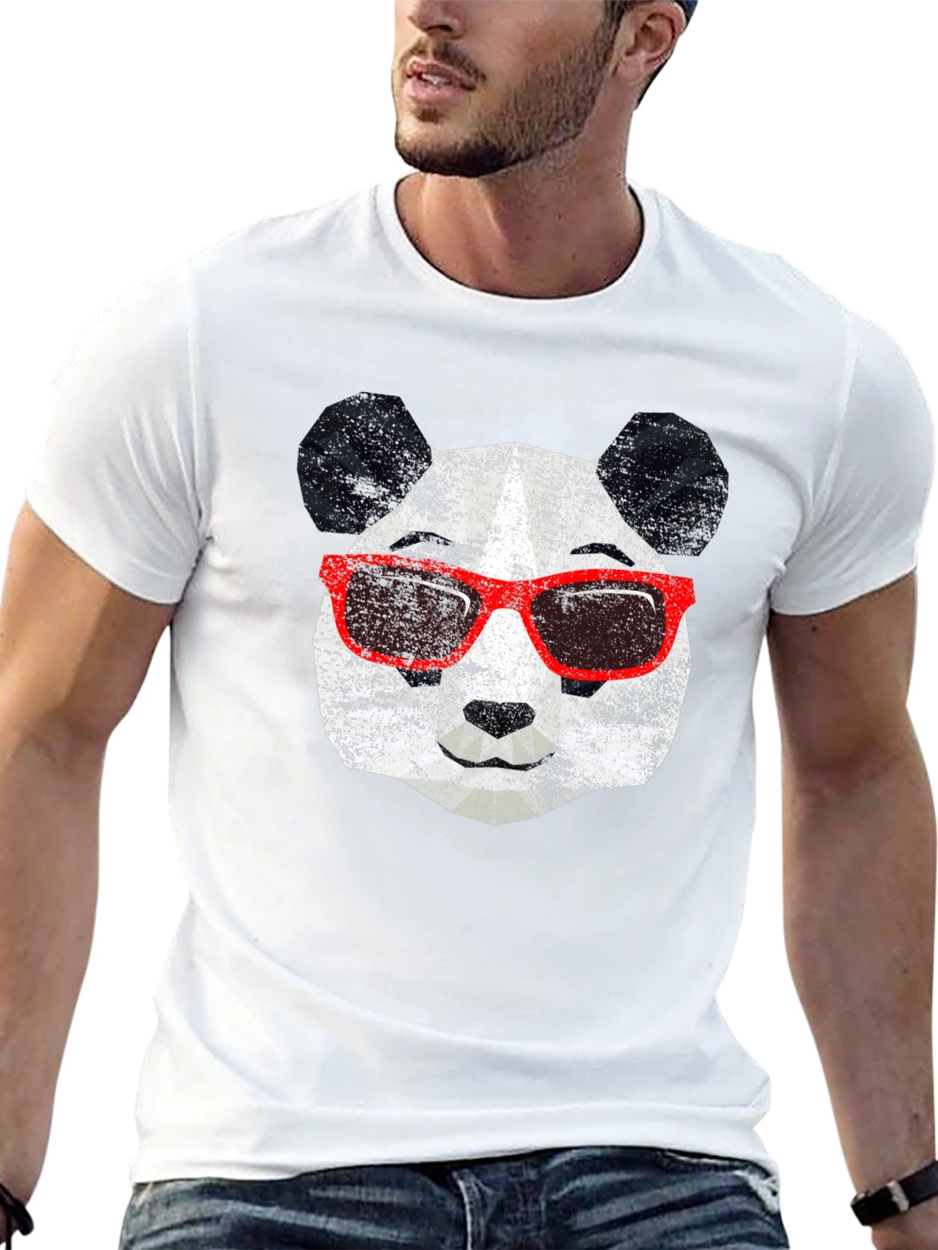 Cool Panda Graphic Tee - Trendy Casual Shirt