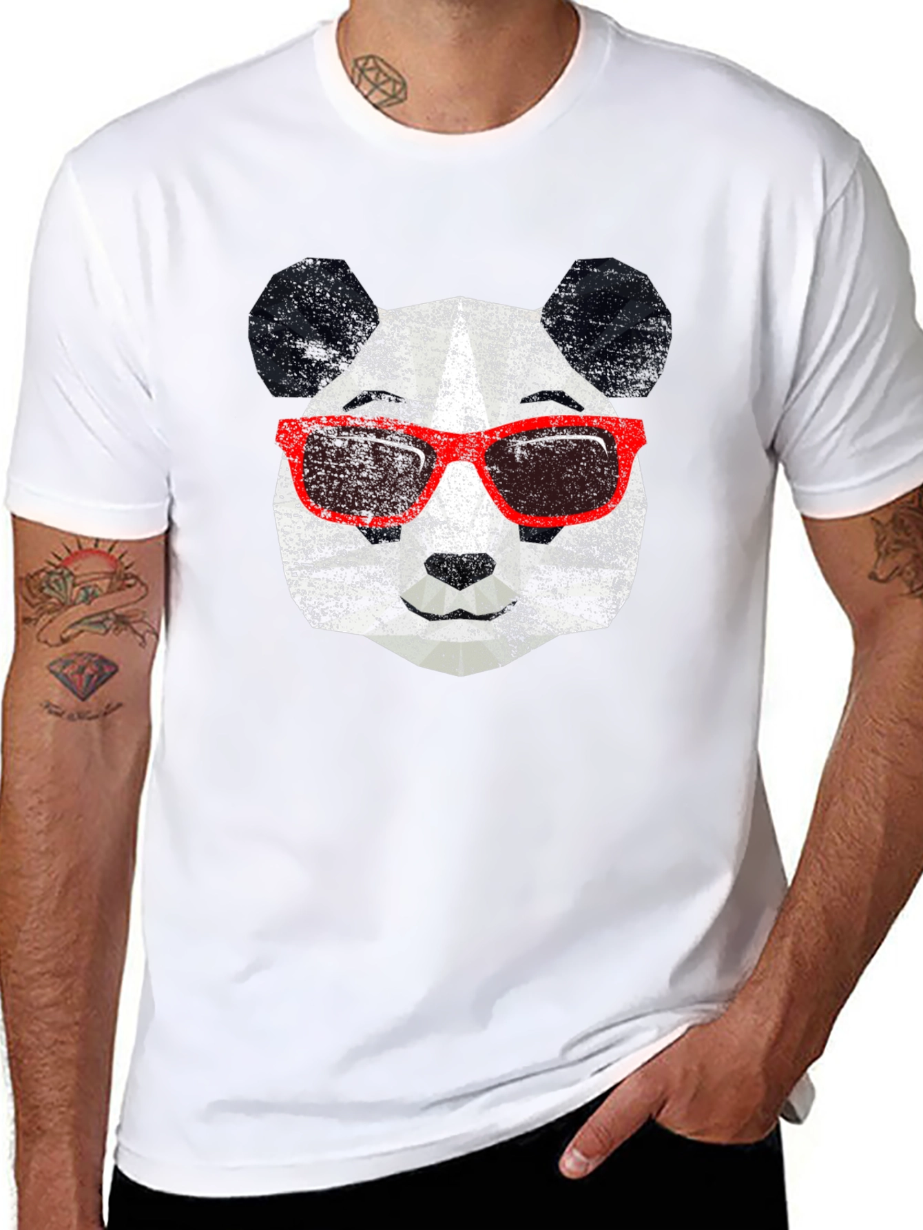 Cool Panda Graphic Tee - Trendy Casual Shirt