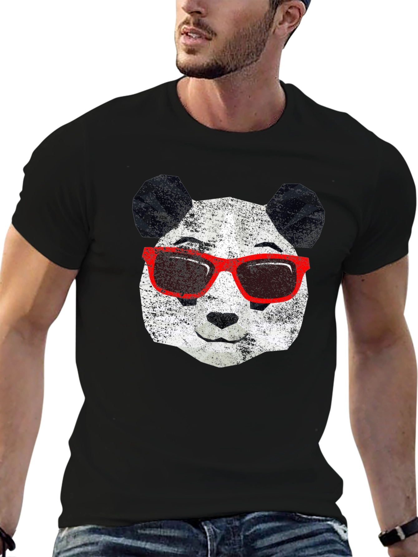 Cool Panda Graphic Tee - Trendy Casual Shirt