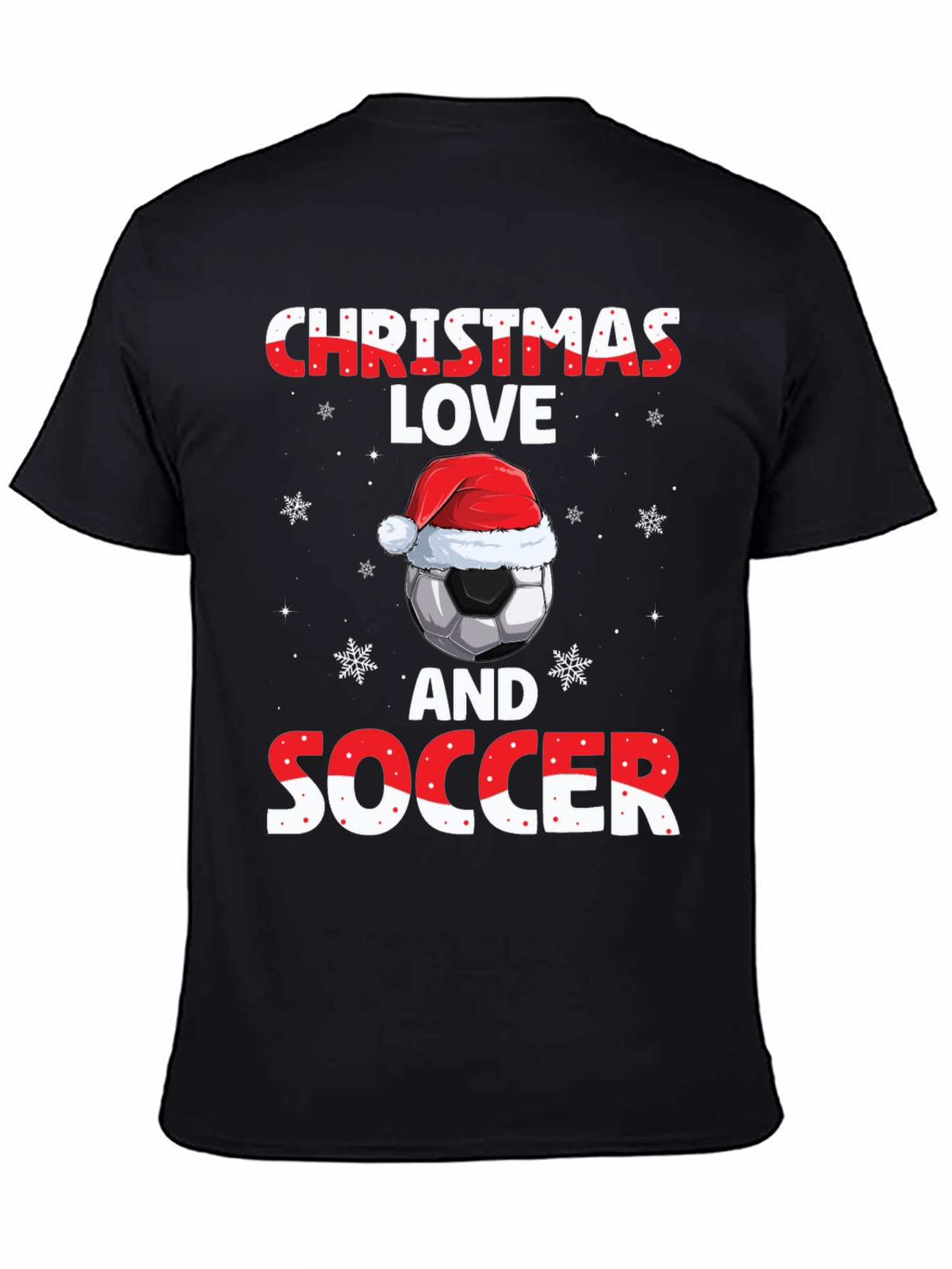 Christmas Love and Soccer T-Shirt