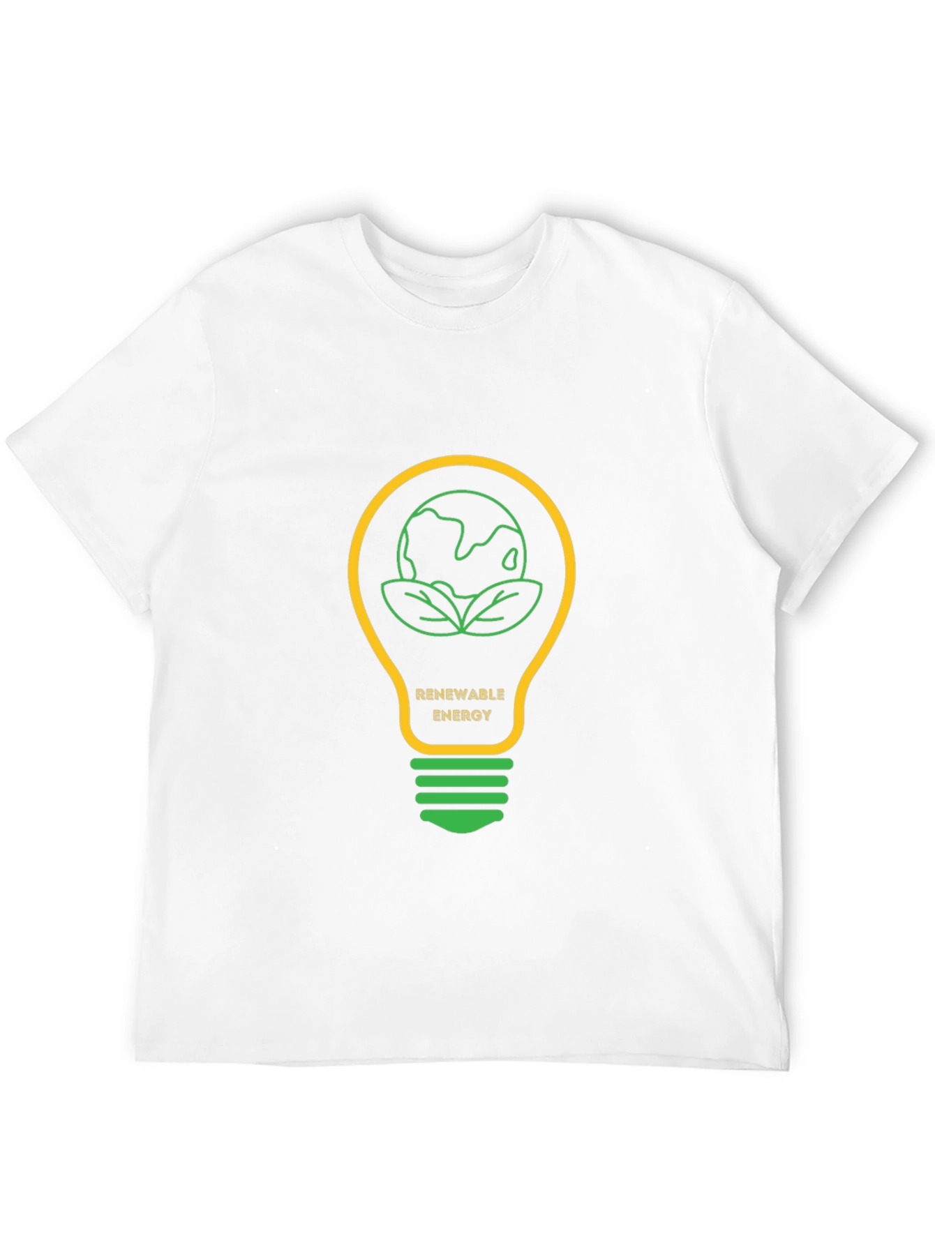 Renewable Energy Graphic Tee - Black Cotton T-Shirt