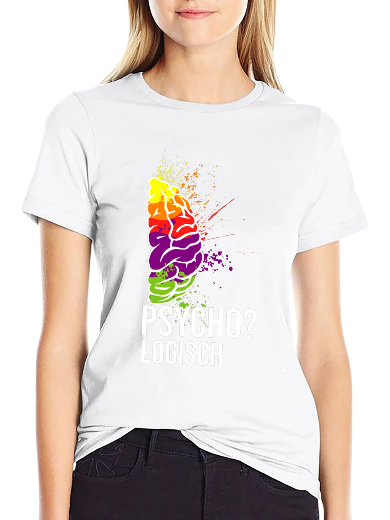 Psycho? Logisch Brain Graphic Tee