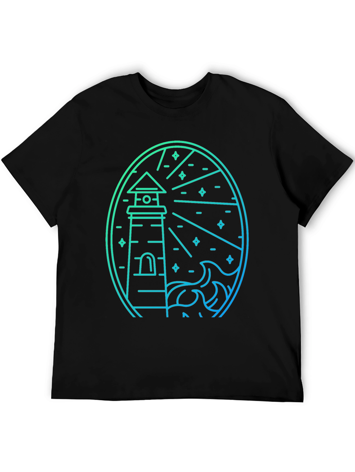 Lighthouse Graphic Tee - Coastal Style