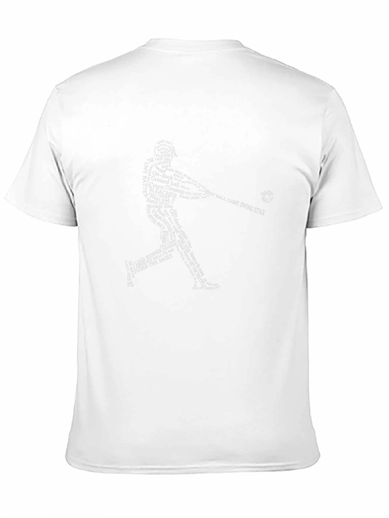 Baseball Word Art Graphic T-Shirt