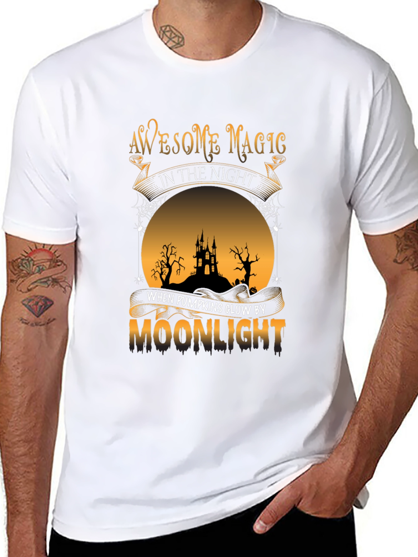 Awesome Magic in the Night Halloween T-Shirt