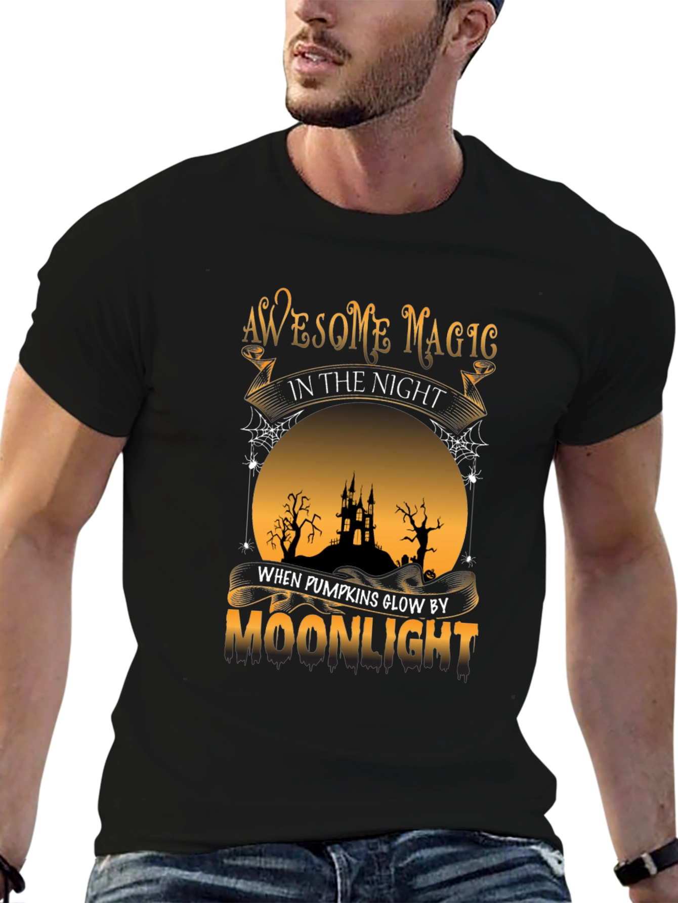 Awesome Magic in the Night Halloween T-Shirt