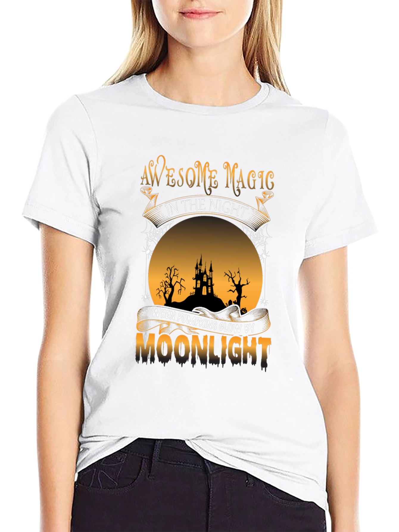 Awesome Magic in the Night Halloween T-Shirt