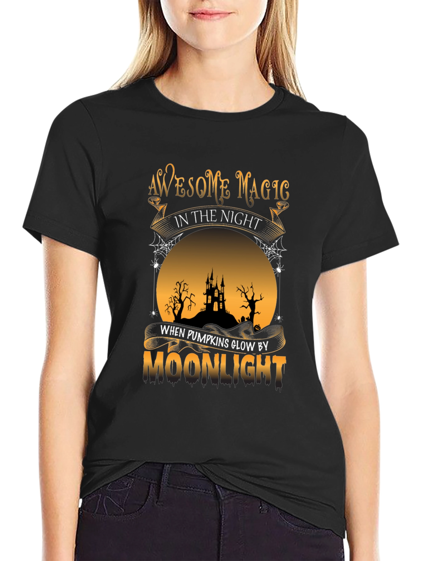 Awesome Magic in the Night Halloween T-Shirt