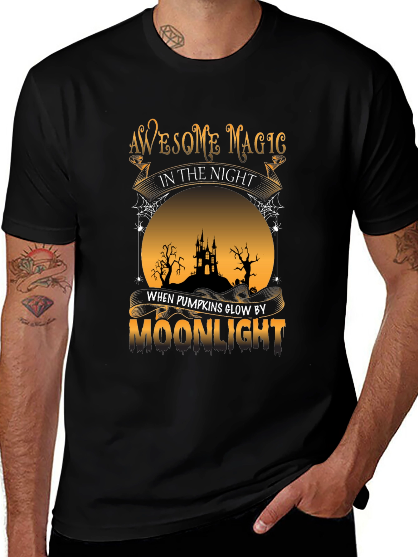 Awesome Magic in the Night Halloween T-Shirt