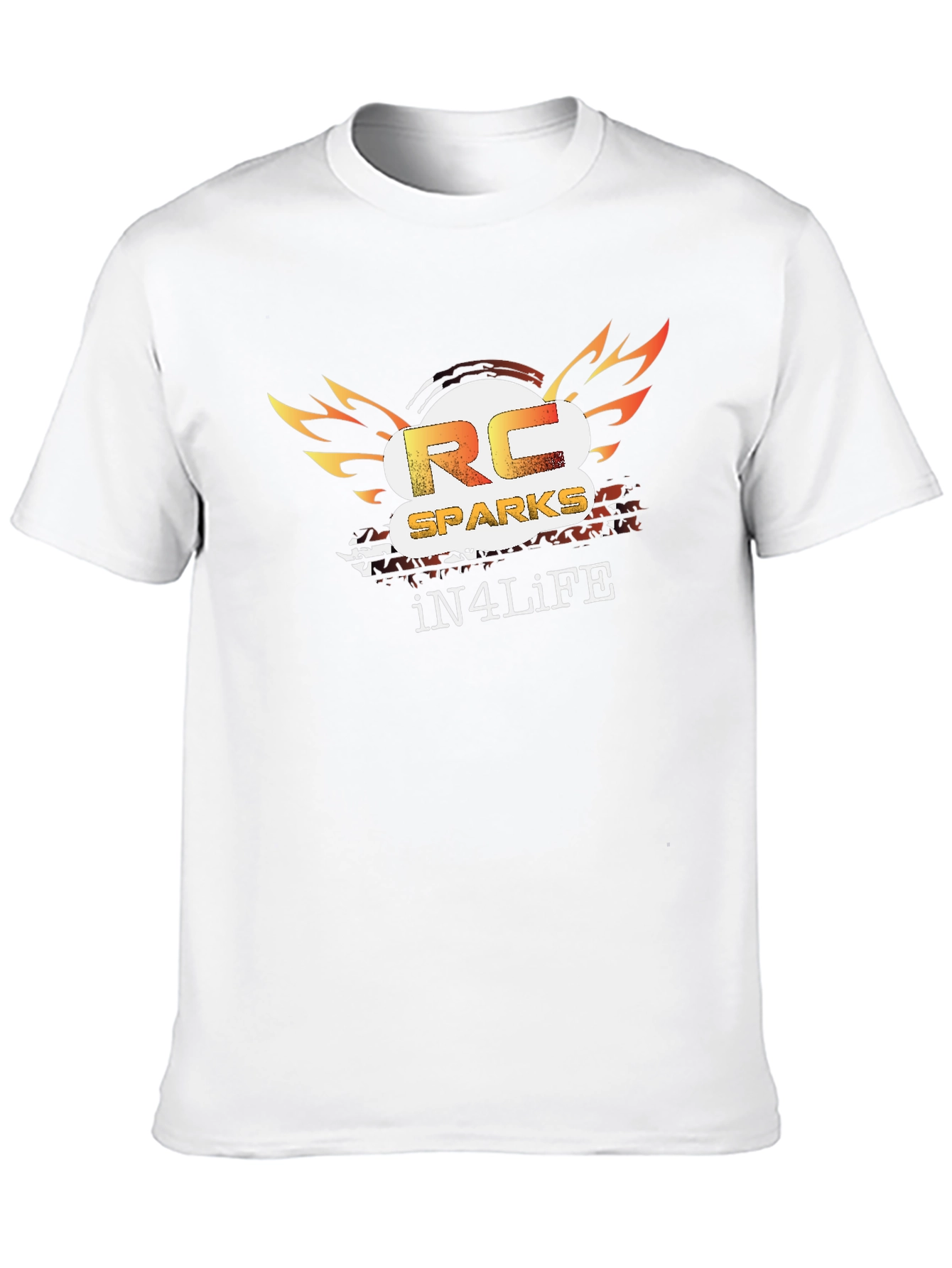 RC Sparks iN4LiFE Black Graphic Tee