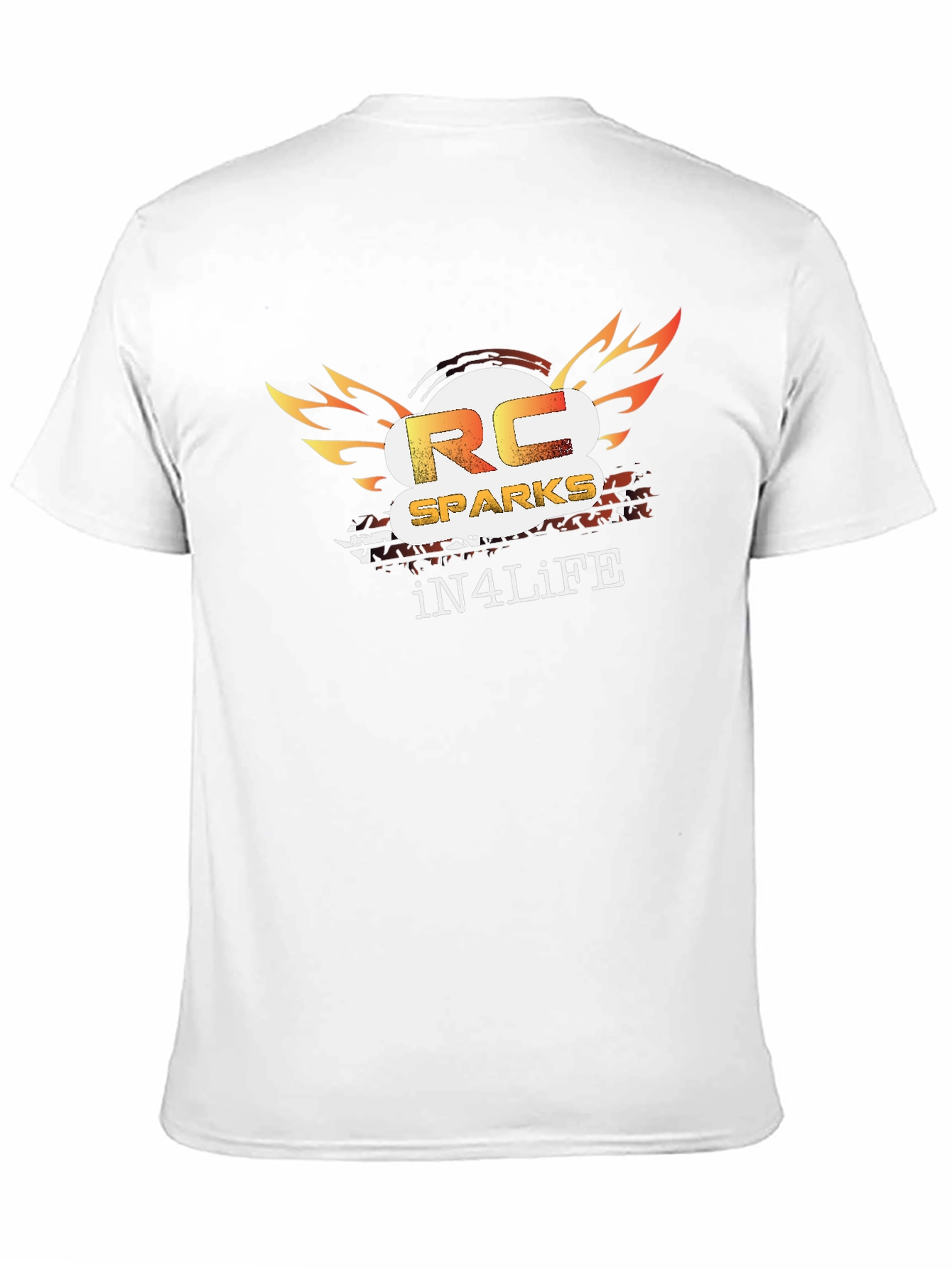 RC Sparks iN4LiFE Black Graphic Tee