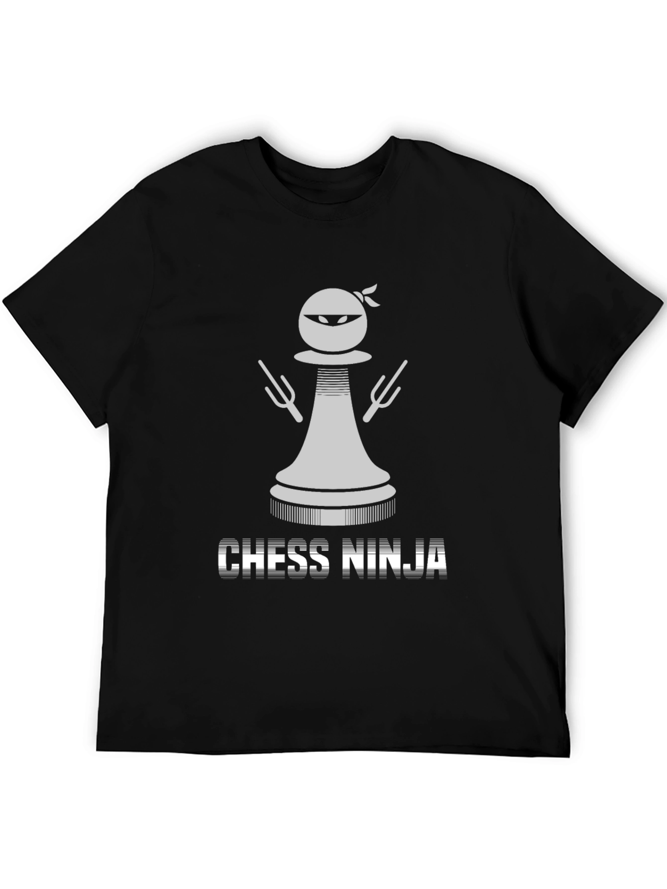 Chess Ninja Graphic Tee - Stealth Strategy