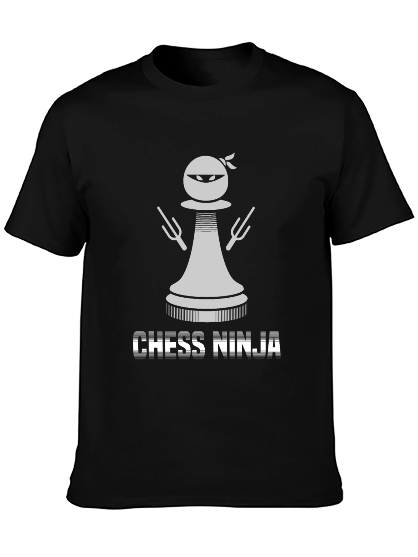 Chess Ninja Graphic Tee - Stealth Strategy