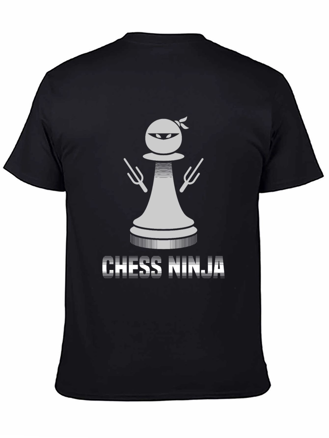 Chess Ninja Graphic Tee - Stealth Strategy