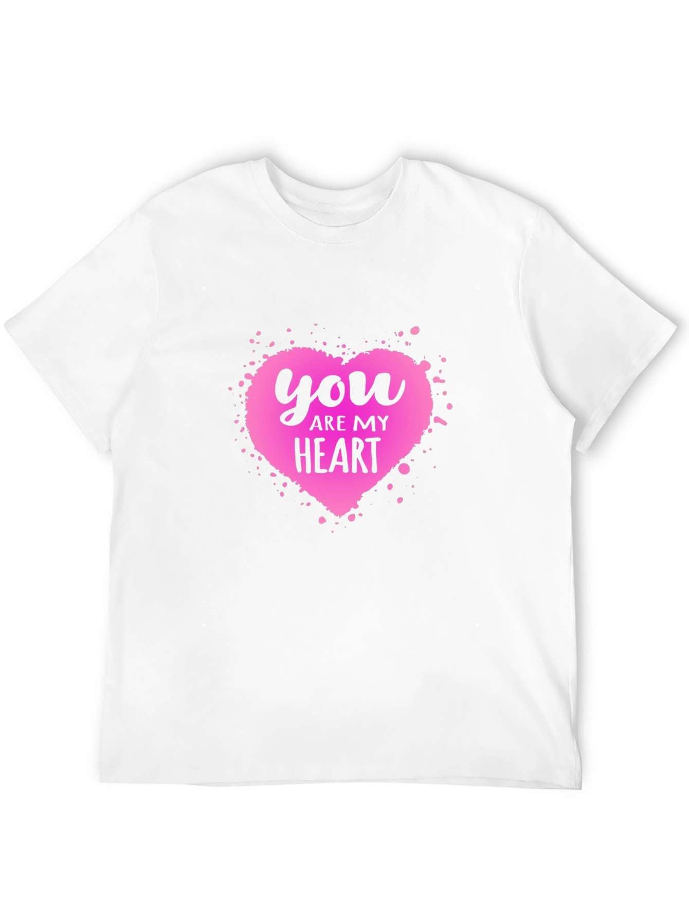 You Are My Heart Graphic Tee - Black