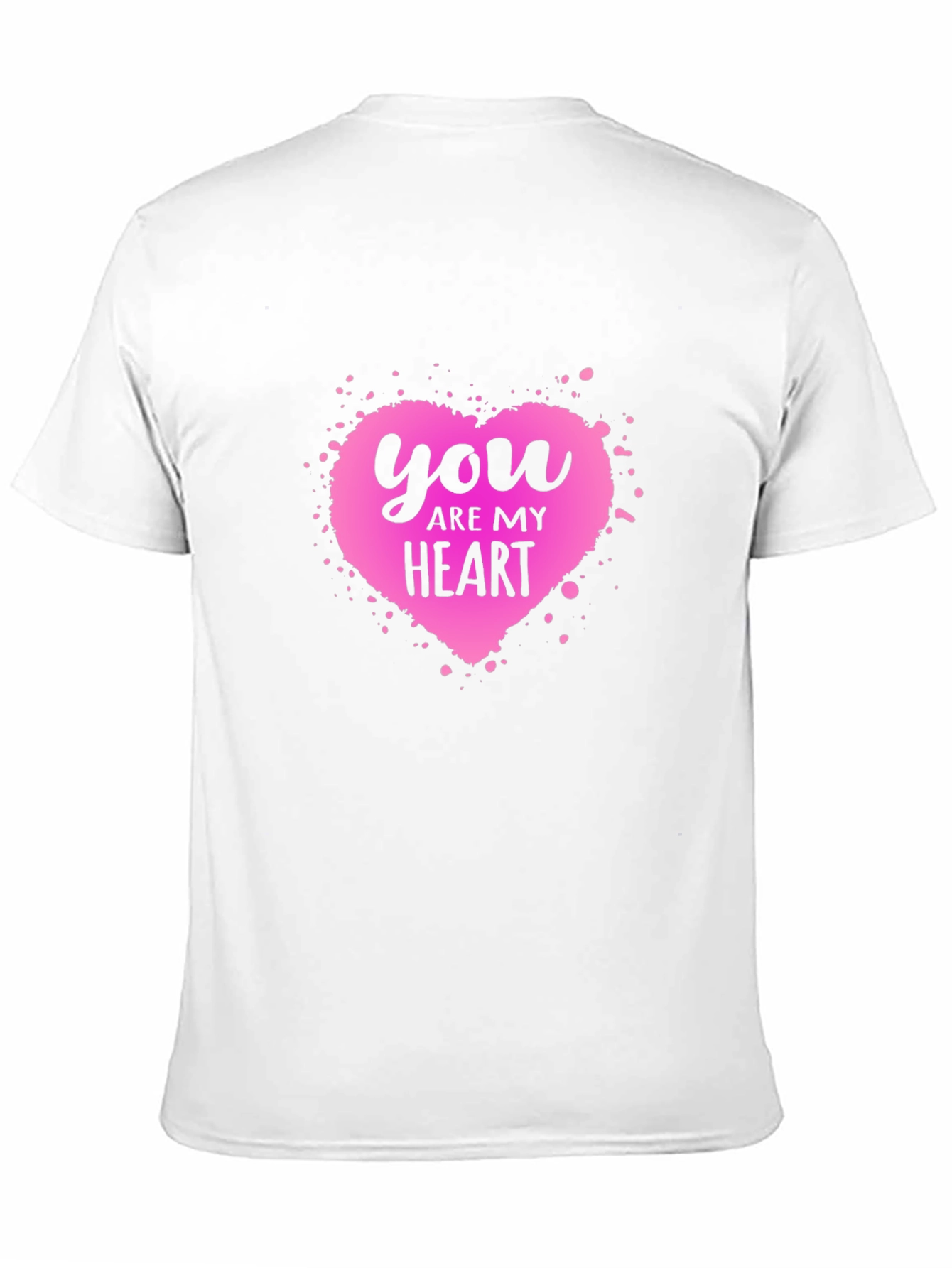 You Are My Heart Graphic Tee - Black