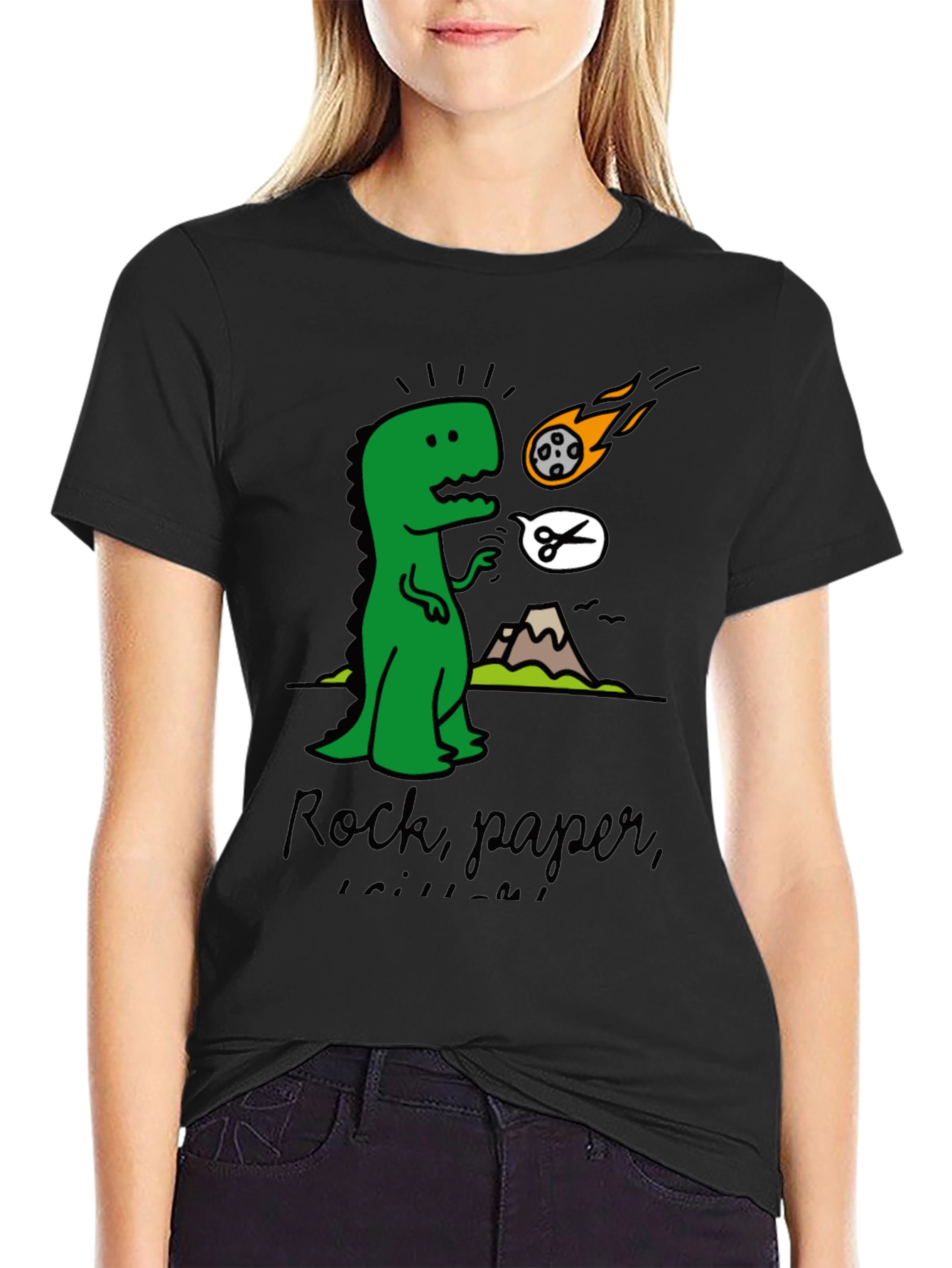 Dino Rock Paper Scissors T-Shirt