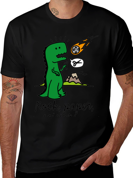 Dino Rock Paper Scissors T-Shirt