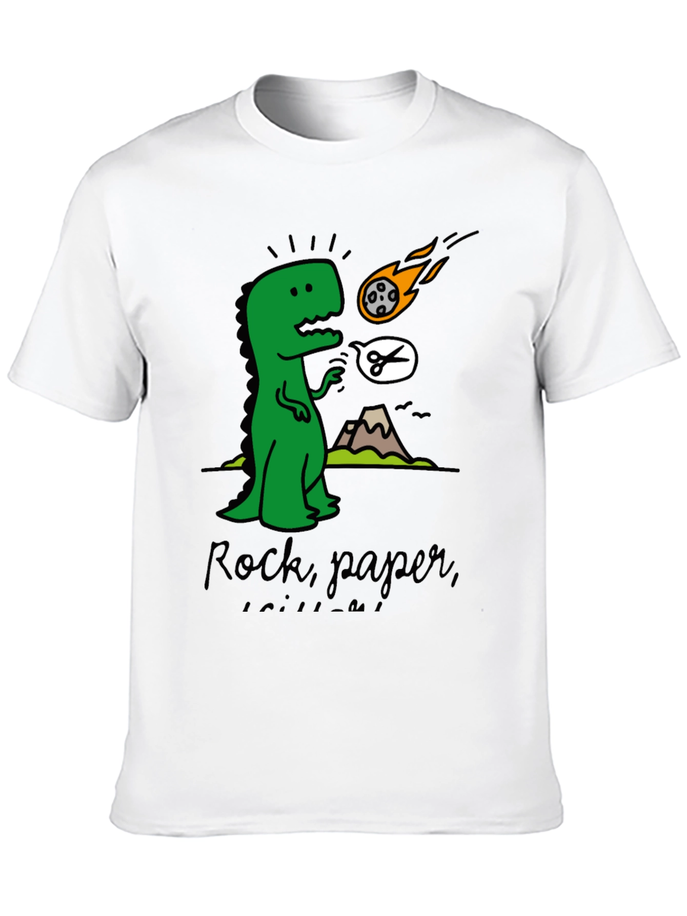 Dino Rock Paper Scissors T-Shirt