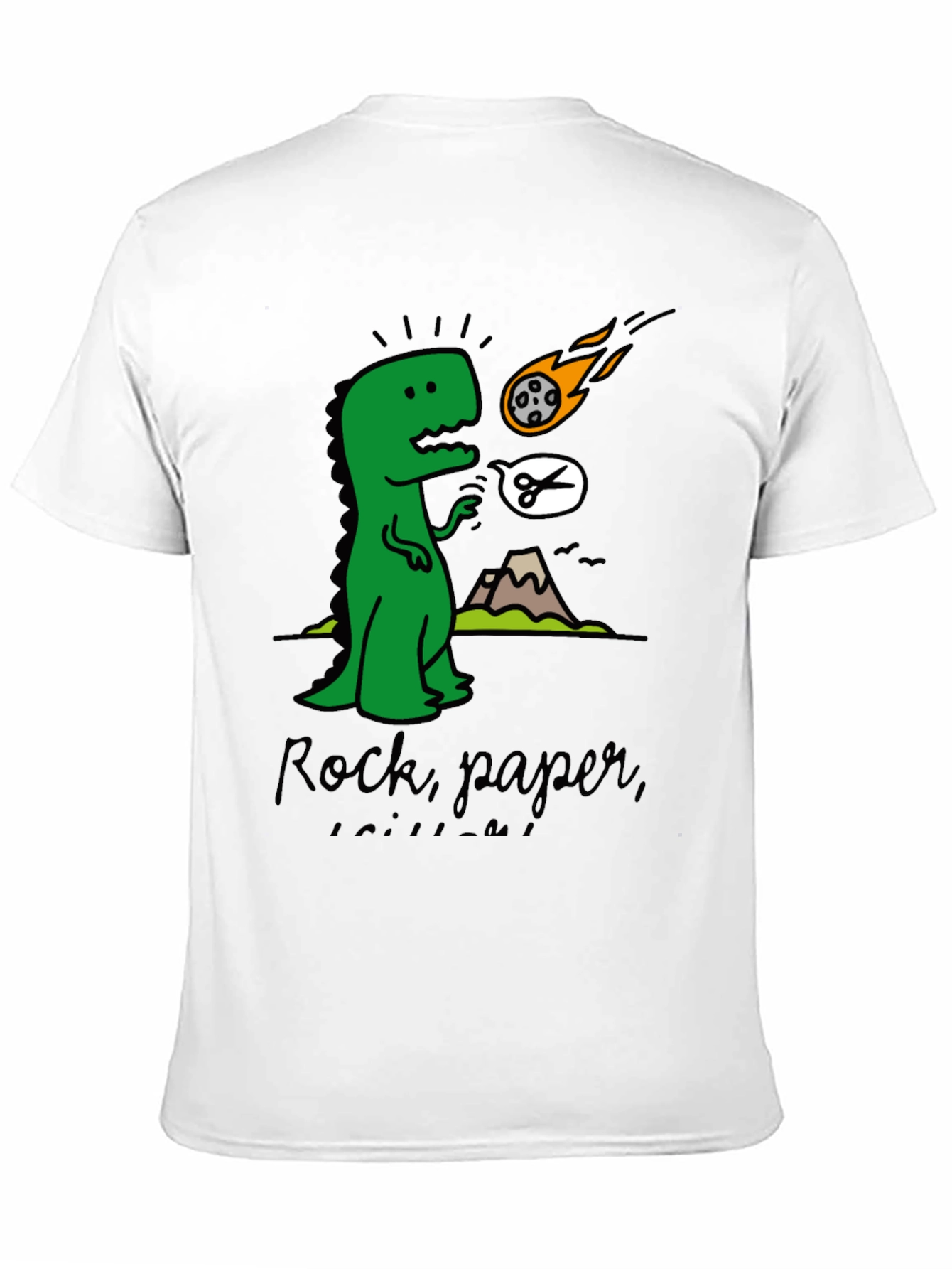 Dino Rock Paper Scissors T-Shirt