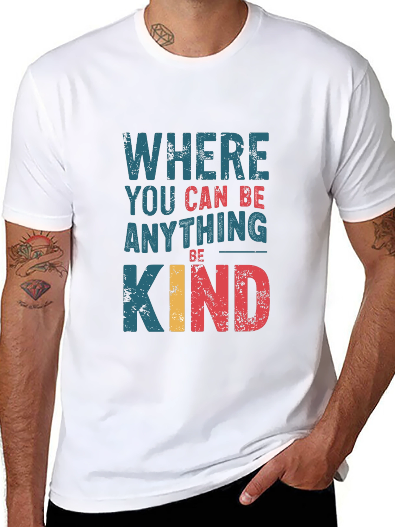 Where You Can Be Anything Be Kind Graphic Tee