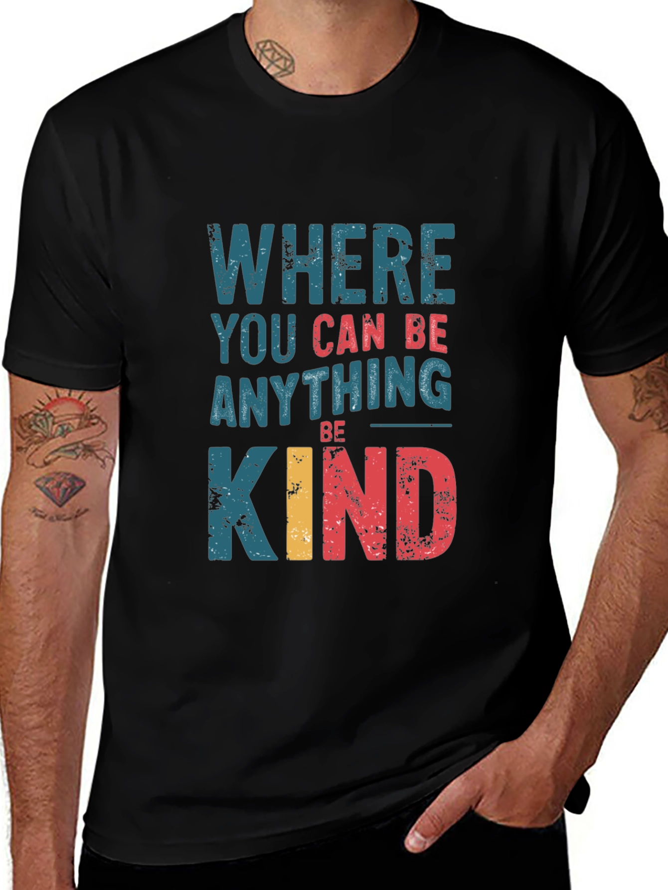Where You Can Be Anything Be Kind Graphic Tee