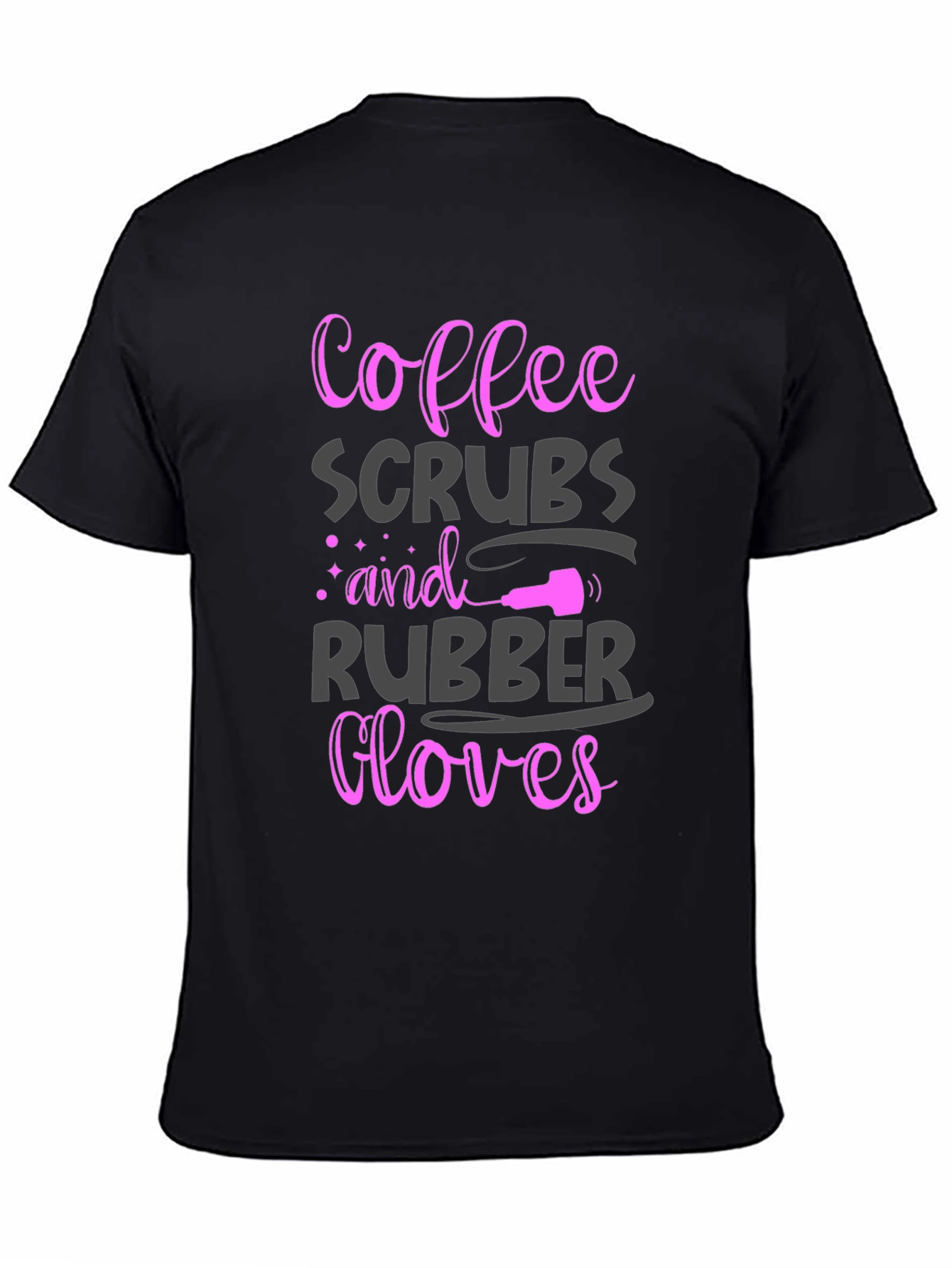 Coffee Scrubs Rubber Gloves Graphic Tee