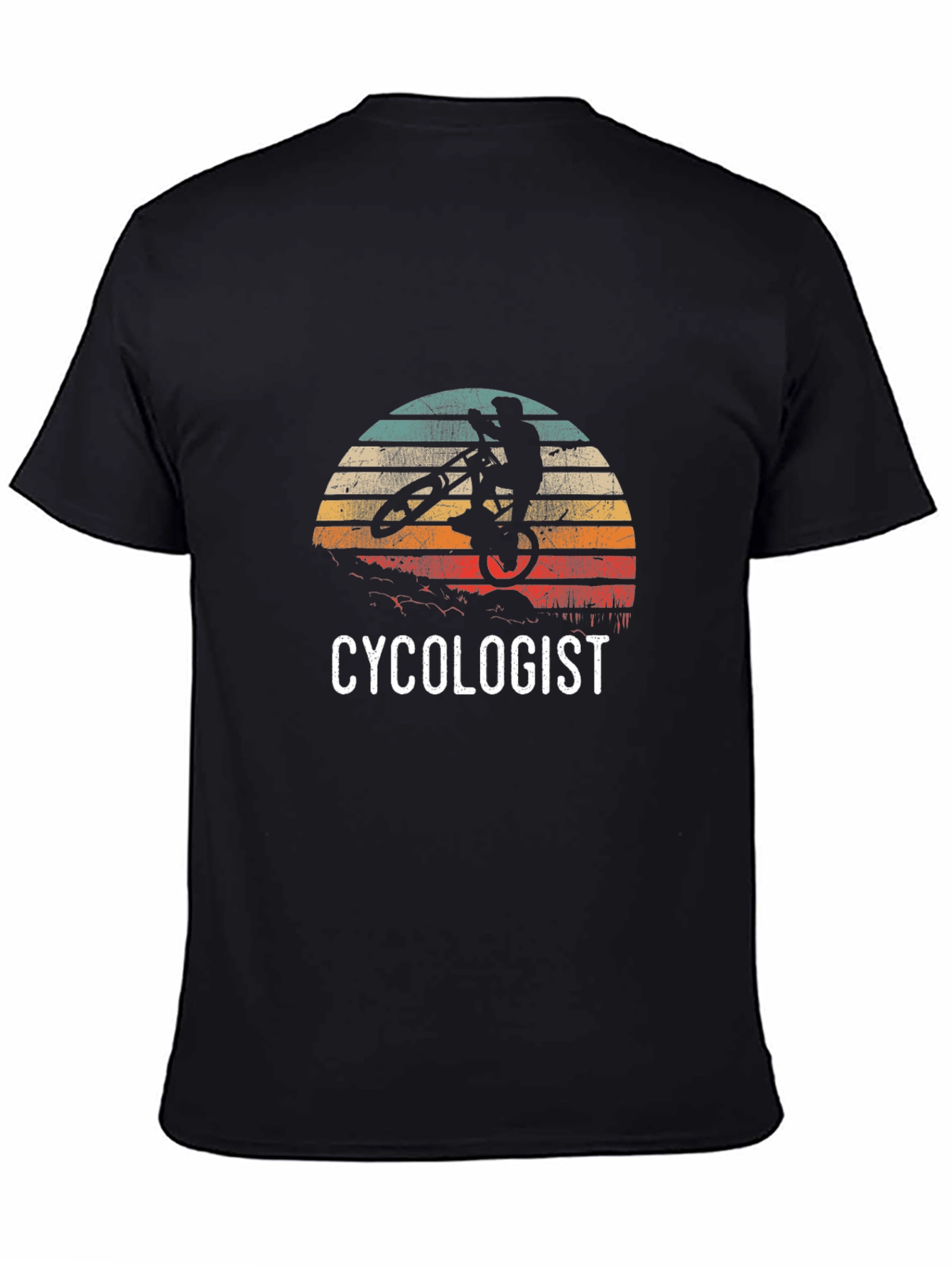 Cycologist T-Shirt - Retro Cycling Silhouette Design