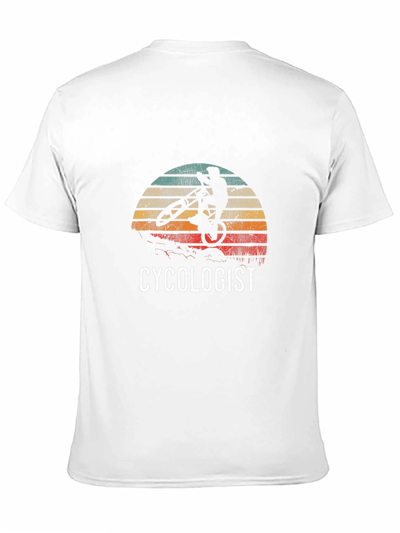 Cycologist T-Shirt - Retro Cycling Silhouette Design