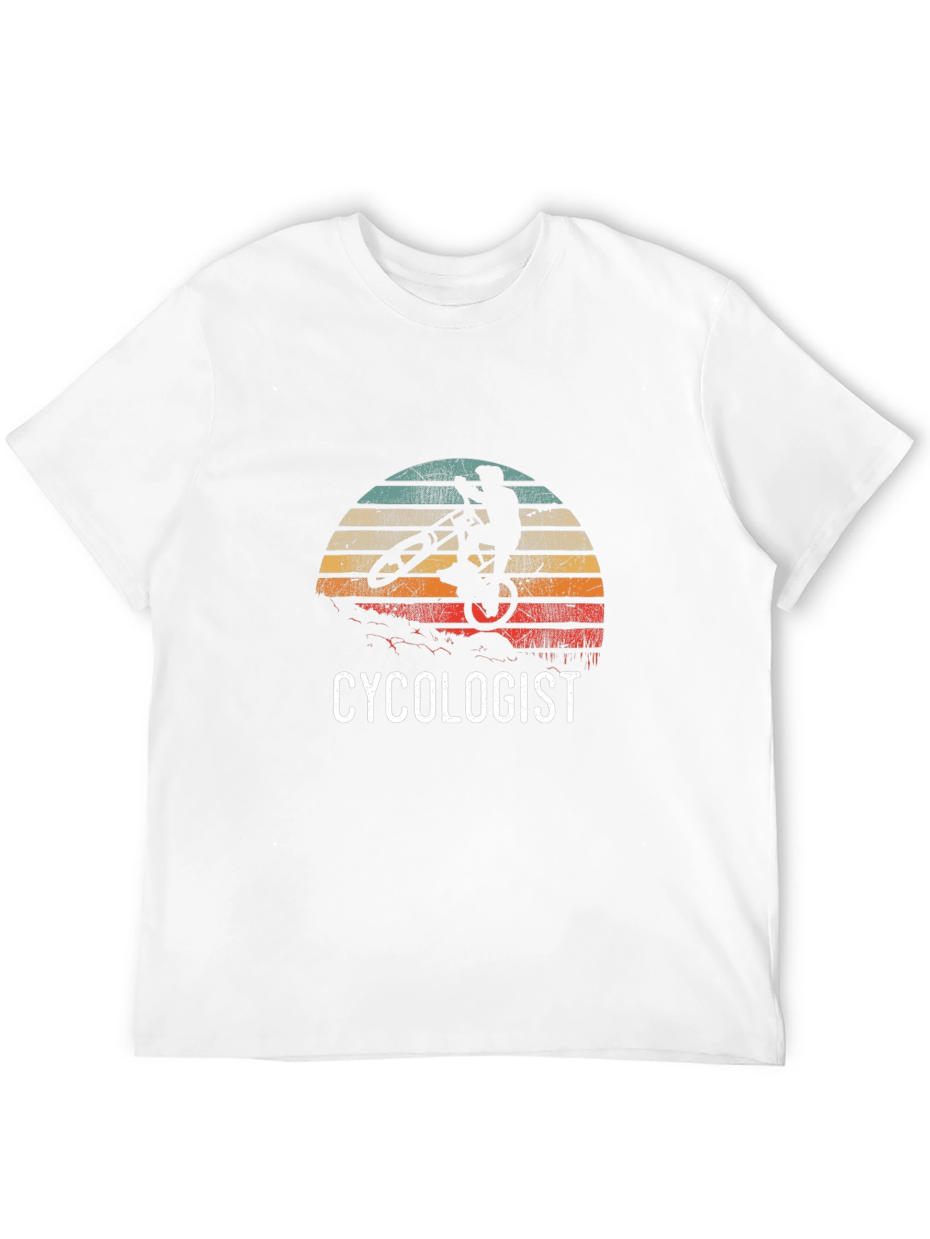 Cycologist T-Shirt - Retro Cycling Silhouette Design